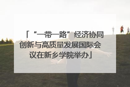 “一带一路”经济协同创新与高质量发展国际会议在新乡学院举办