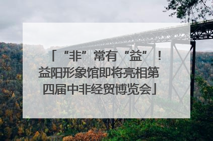 “非”常有“益”！益阳形象馆即将亮相第四届中非经贸博览会