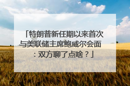 特朗普新任期以来首次与美联储主席鲍威尔会面：双方聊了点啥？