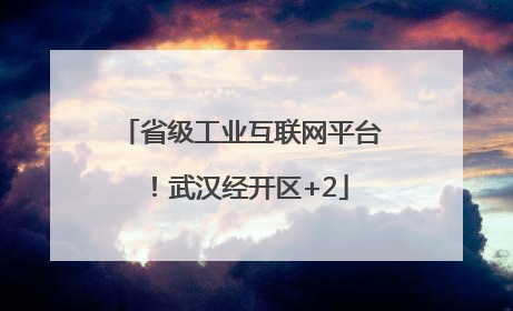 省级工业互联网平台！武汉经开区+2