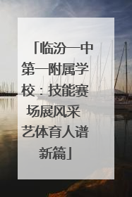 临汾一中第一附属学校：技能赛场展风采 艺体育人谱新篇