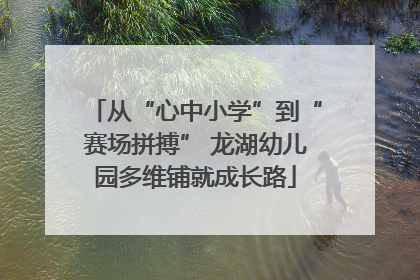 从“心中小学”到“赛场拼搏” 龙湖幼儿园多维铺就成长路