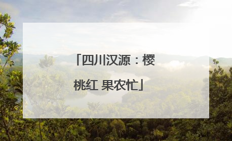 四川汉源：樱桃红 果农忙
