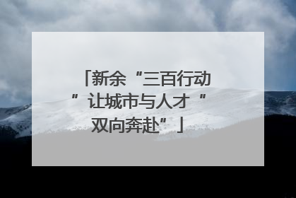 新余“三百行动”让城市与人才“双向奔赴”