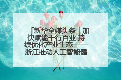 新华全媒头条丨加快赋能千行百业 持续优化产业生态——浙江推动人工智能健康有序发展观察