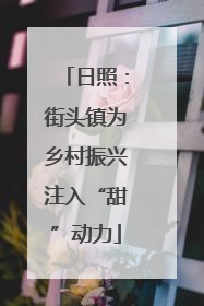 日照：街头镇为乡村振兴注入“甜”动力