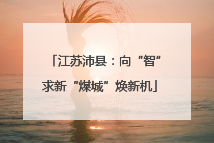 江苏沛县：向“智”求新“煤城”焕新机