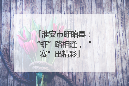 淮安市盱眙县：“虾”路相逢，“赛”出精彩