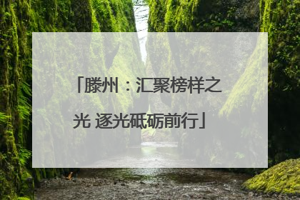 滕州：汇聚榜样之光 逐光砥砺前行