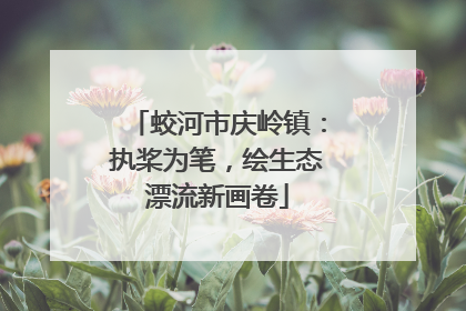 蛟河市庆岭镇：执桨为笔，绘生态漂流新画卷