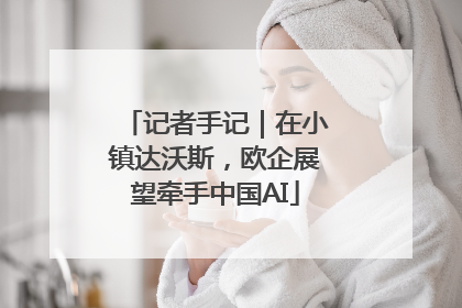 记者手记｜在小镇达沃斯，欧企展望牵手中国AI