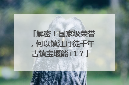 解密！国家级荣誉，何以镇江丹徒千年古镇宝堰能+1？