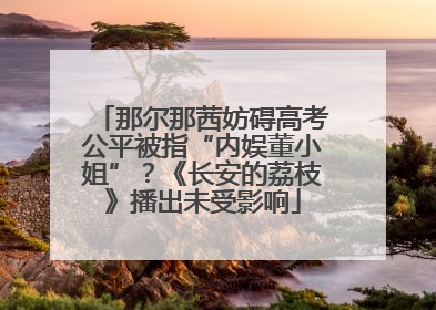 那尔那茜妨碍高考公平被指“内娱董小姐”？《长安的荔枝》播出未受影响
