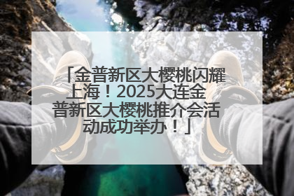 金普新区大樱桃闪耀上海！2025大连金普新区大樱桃推介会活动成功举办！
