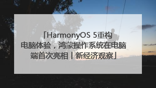 HarmonyOS 5重构电脑体验，鸿蒙操作系统在电脑端首次亮相丨新经济观察